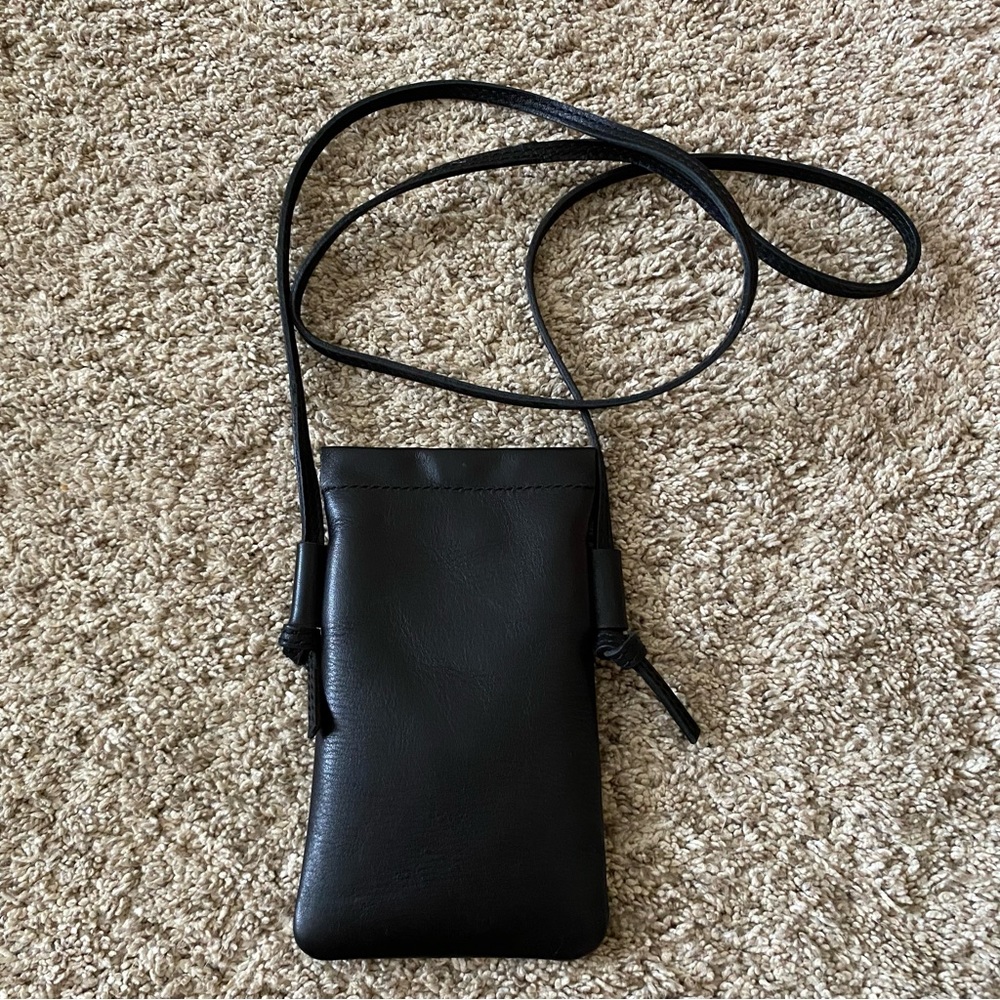 NWT Madewell The Leather Smartphone Crossbody Bag